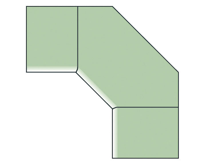 Template for Trimming Worktops PFE60 by Virutex