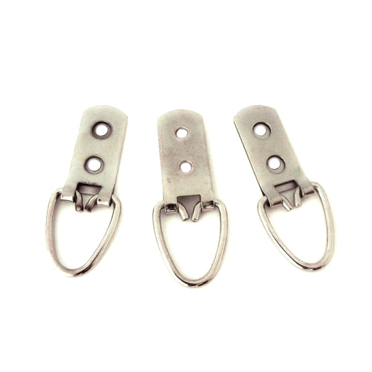 10Pce Chrome Plated Picture Hooks PH05