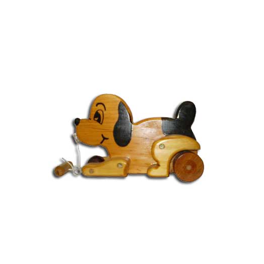 Pull Along Dog' Wooden Toy Plan & Pattern