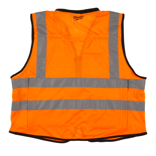 Premium High Visibility Orange Safety Vest by Milwaukee