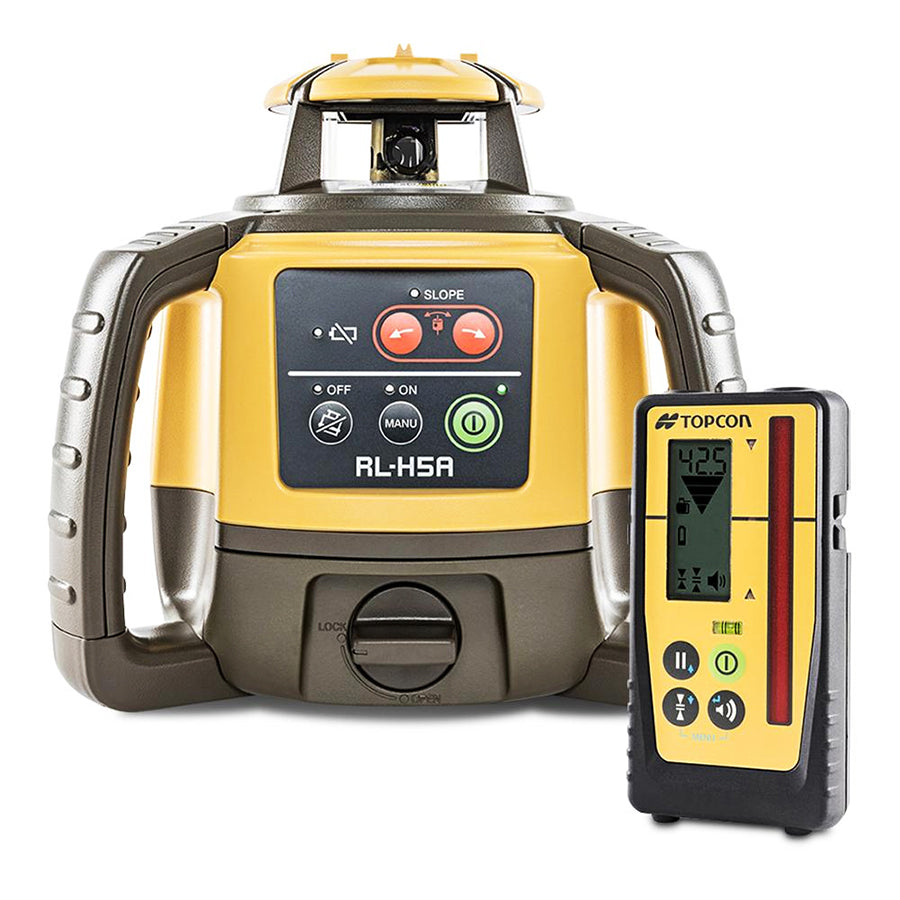 Red Beam Automatic Self Levelling Construction Rotary Laser Level with Rechargeable Battery RL-H5A by Topcon