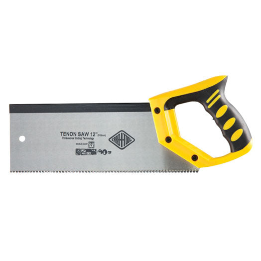300mm (12") Tenon Saw with Plastic Backed Blade and Plastic Handle S12HP1212 by Carb-I-Tool