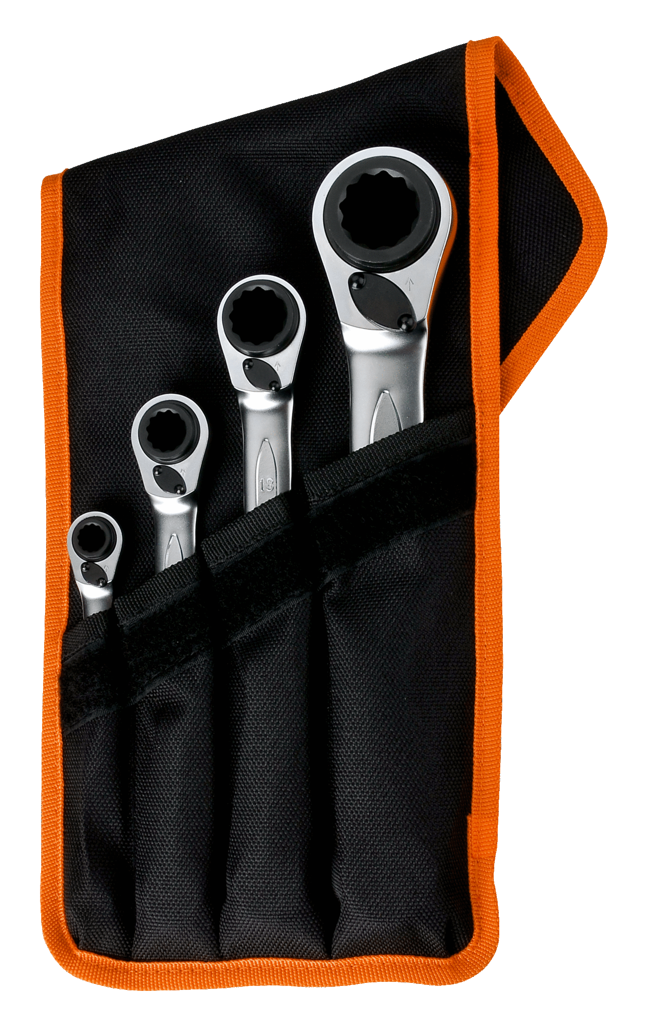 4Pce 4-in-1 Ratcheting Ring Wrench Set S4RM/4T by Bahco