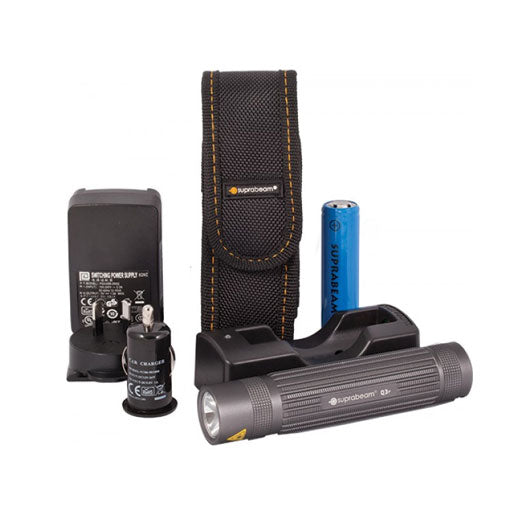 Rechargeable Powerful Compact Torch PACK SBQ3R by Suprabeam