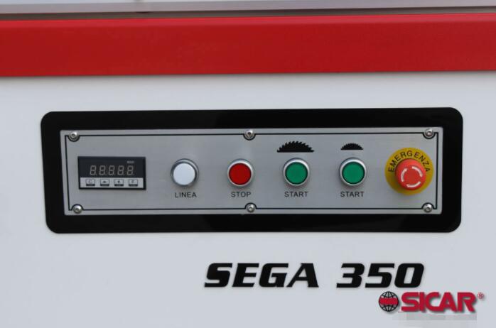 350mm (14") 3.8m 4HP Sliding Italian Design Panel Saw 240V SEGA350 by Sicar