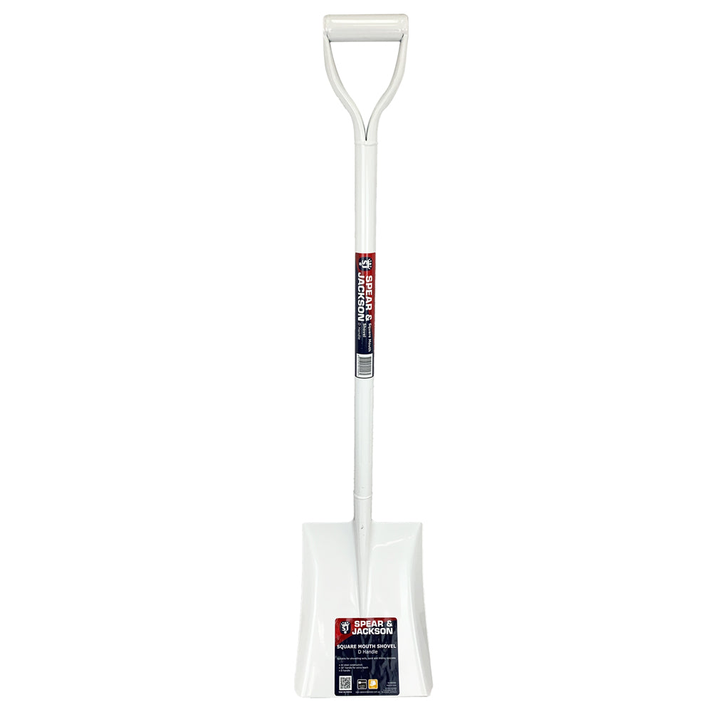Square Mouth Shovel Contractor All Steel D Handle SJ-WS350 by Spear & Jackson