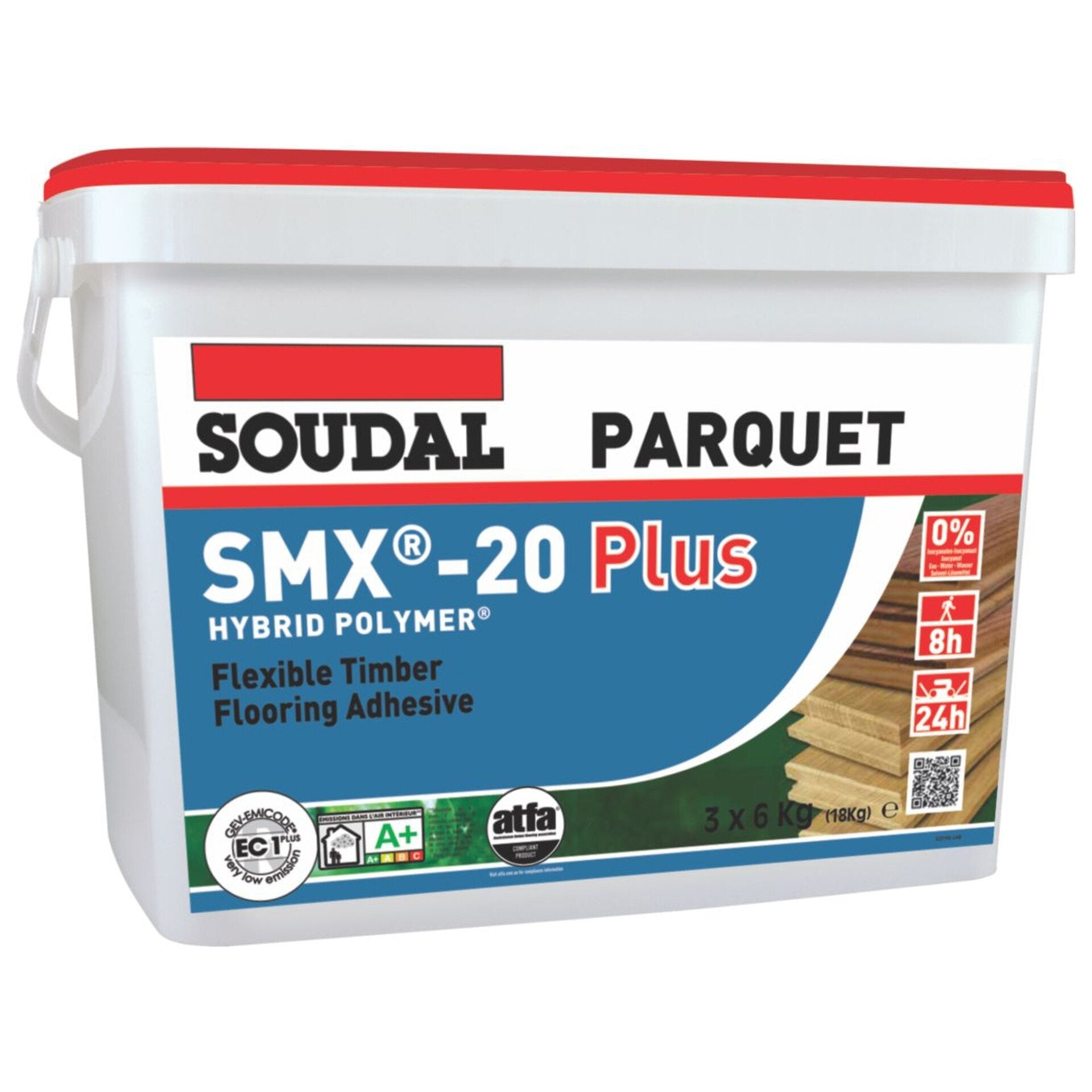 18kg (3 x 6kg Foil Bag) Timber Flooring Adhesive SMX®-20 Plus by Soudal