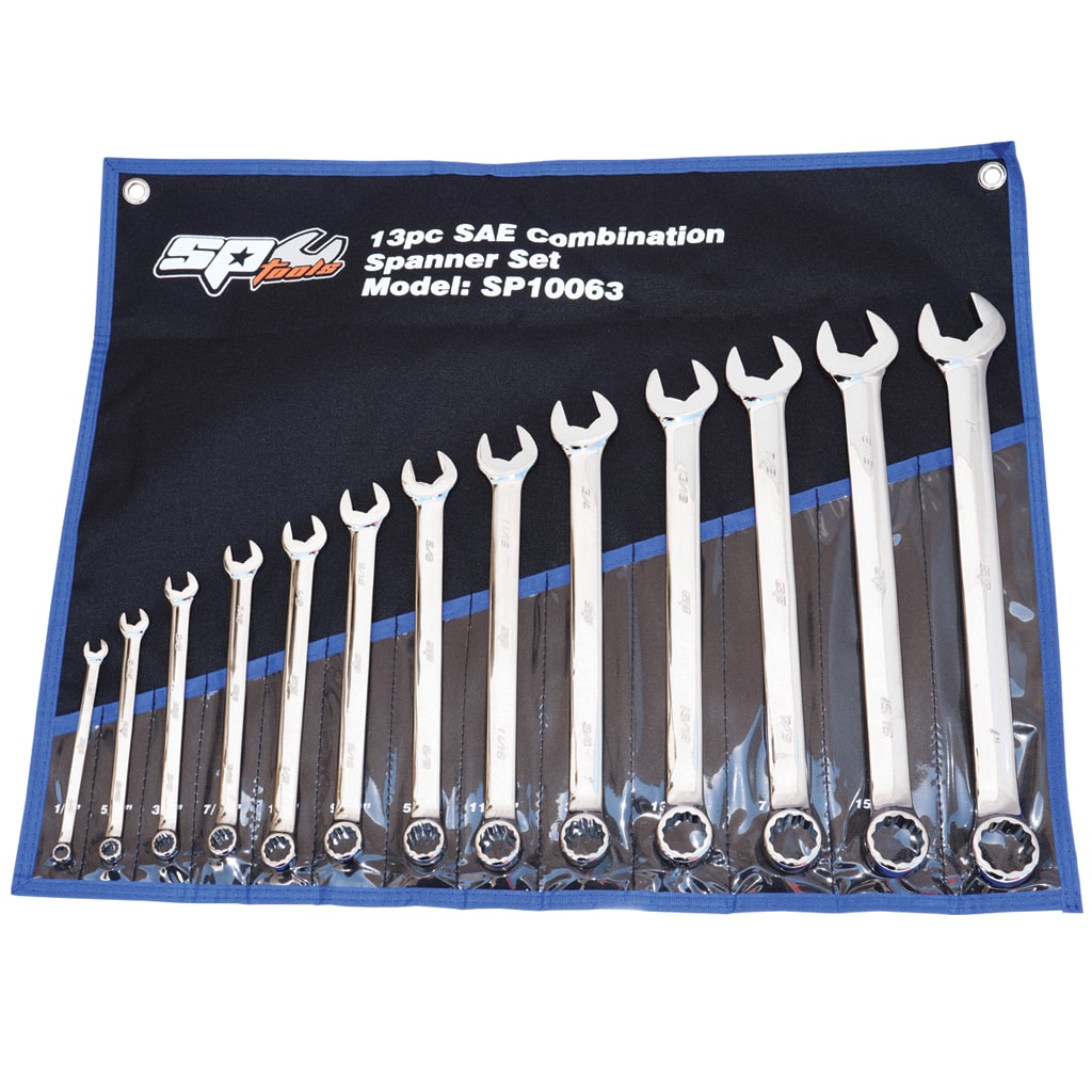 13Pce Roe Spanner Set Imperial SP10063 by SP Tools