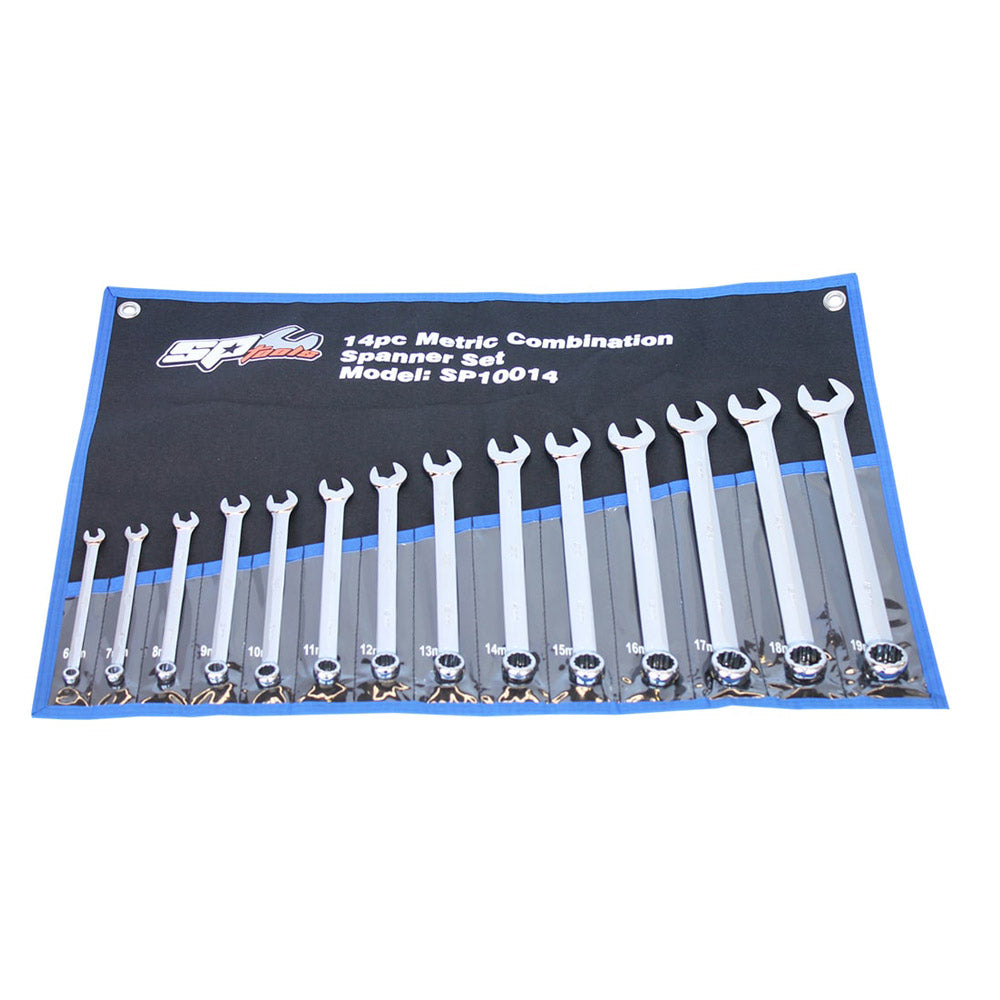 14Pce Roe Spanner Set Metric SP10014 by SP Tools