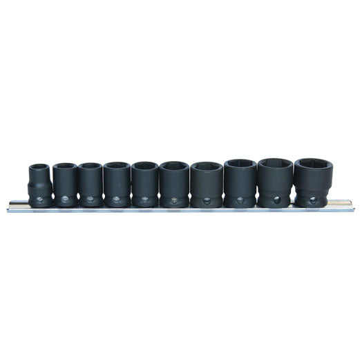 10Pce 3/8" Drive 6 Point Metric Impact Socket Set SP20250 By SP Tools