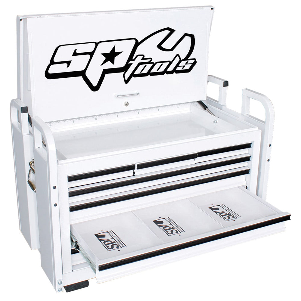 Tool Chest (Empty) 7 Drawer Field Service Off Road Tool Kit White SP40321 by SP Tools