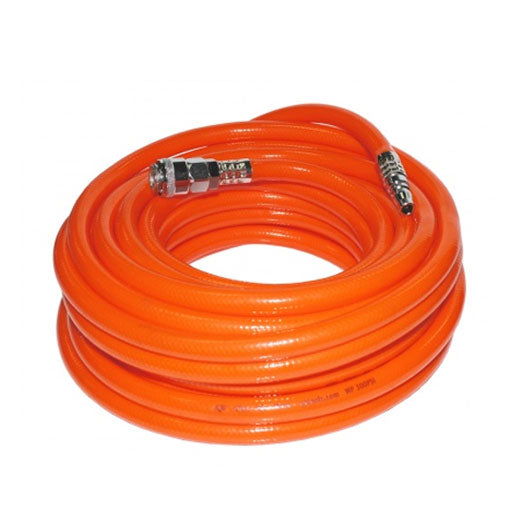 10mm x 15m Air Hose with Nitto Style Air Fittings P66-15N by SP Tools