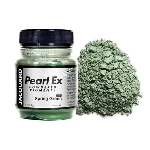 21g 'Spring Green' 685 Pearl Ex Powdered Pigment by Jacquard