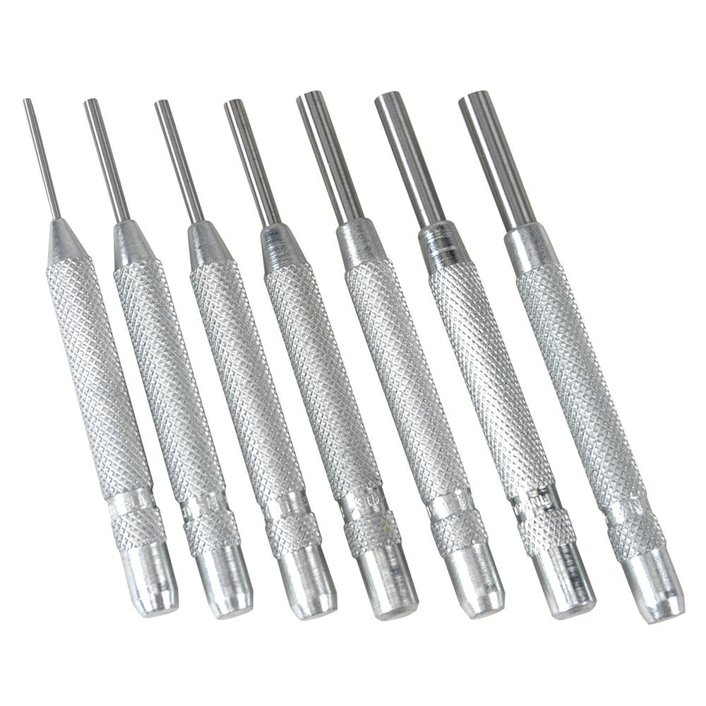 7Pce Combination Short Pin Punch Set SPS107 by Finkal