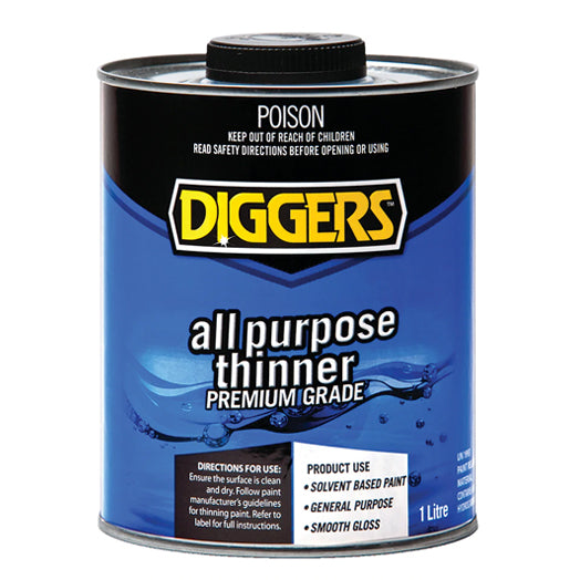 1L All Purpose Thinners 17000-61DIG by Diggers