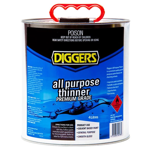 4L All Purpose Thinners 17000-4DIG by Diggers