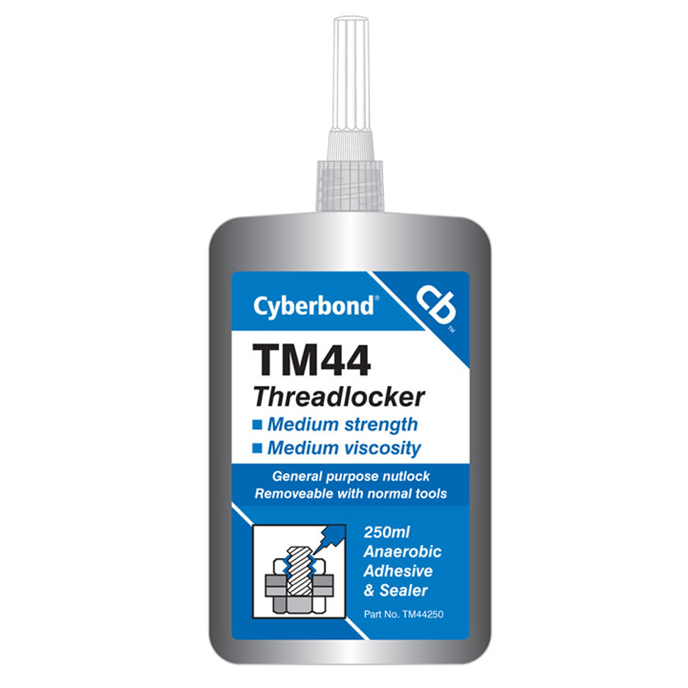 Threadlocker Medium Strength (50ml) Blue TM44 by Cyberbond