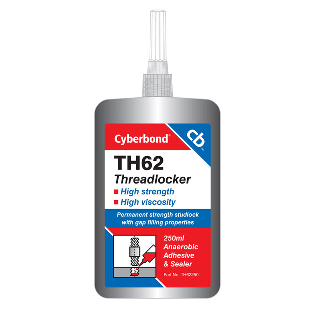 Threadlocker High Strength (50ml) Red TH62 by Cyberbond