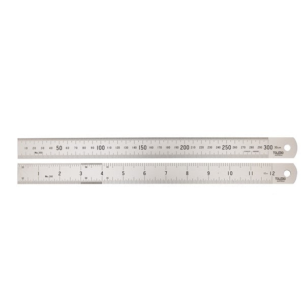 2Pce Ruler Set | 150mm (6") & 300mm (12") TRS01 By Toledo
