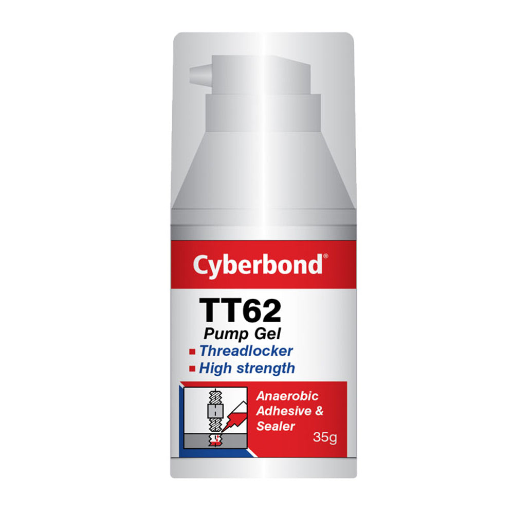Threadlocker Pump Gel High Strength (35g) Red TT62 by Cyberbond