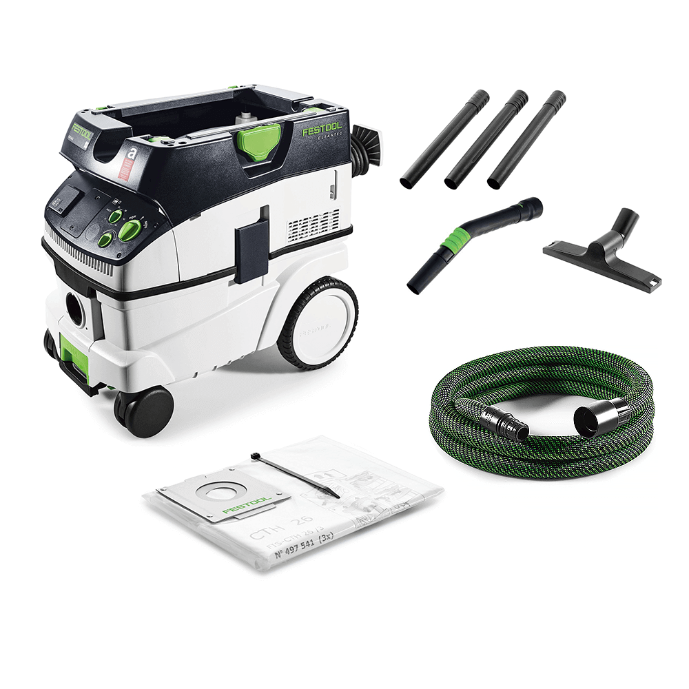 *Ex Demo* Festool 26L H Class Dust Extractor + Cleaning Kit CTH 576809 *Discontinued*