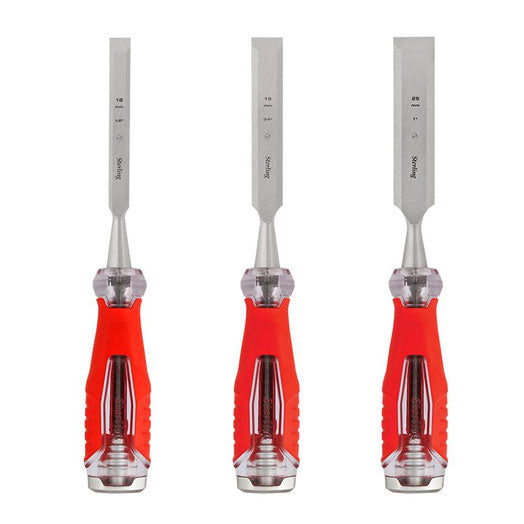 3Pce Wood Chisel Ultimax Set WC-3PS by Sterling