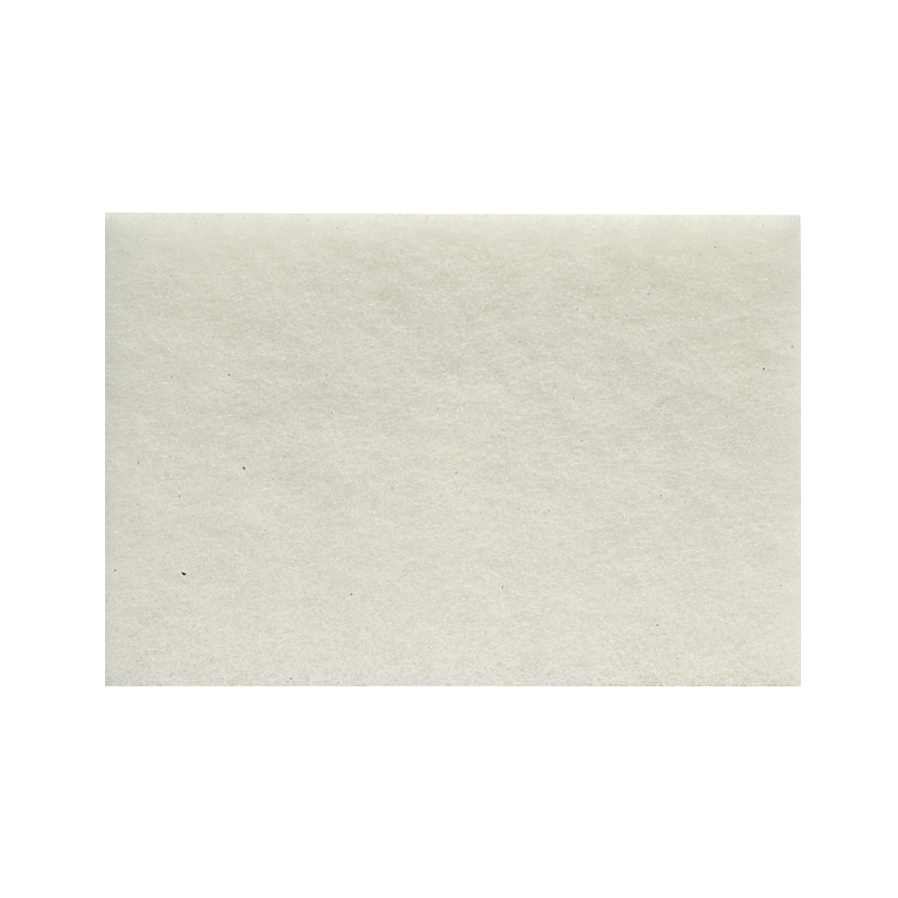 230mm x 150mm White Non-Woven Perforated Hand Pad 456 by Norton Bear-Tex