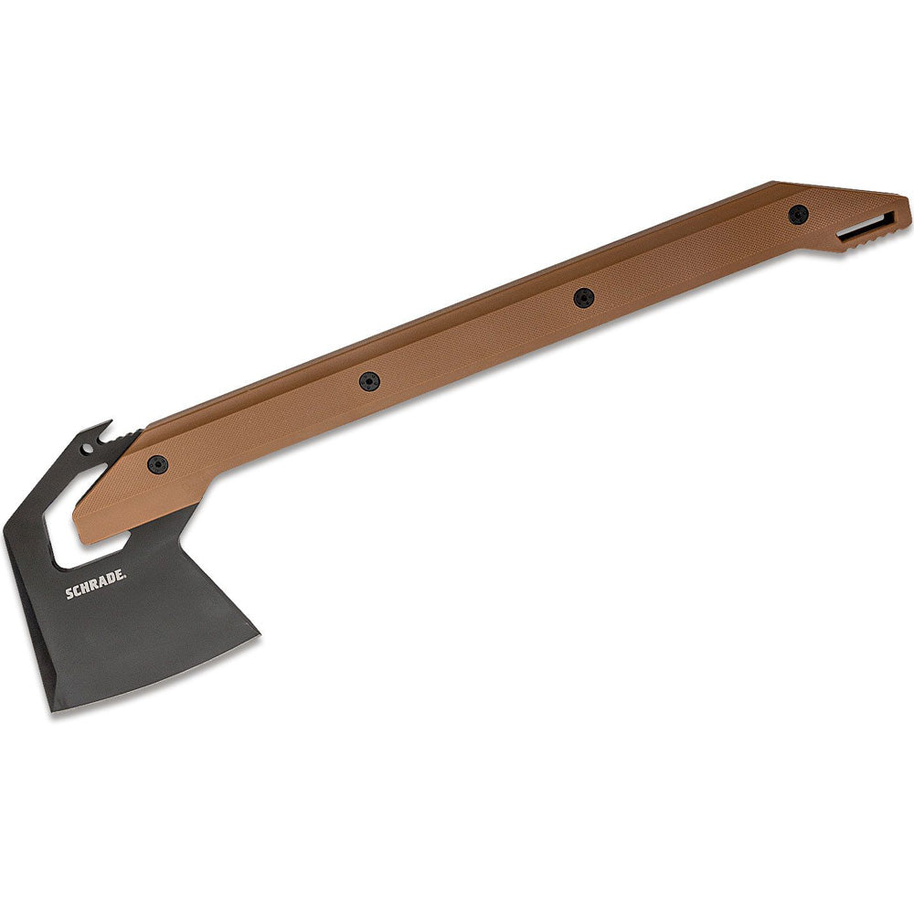 19.5" Camp Axe With Tan Handle YUSCH1121078 by Schrade