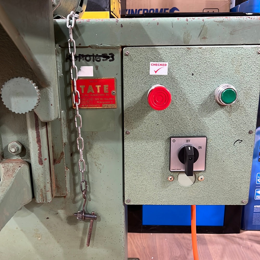 *Pre-Loved* Single Pin Boring Machine / Mortiser 415V by Tate