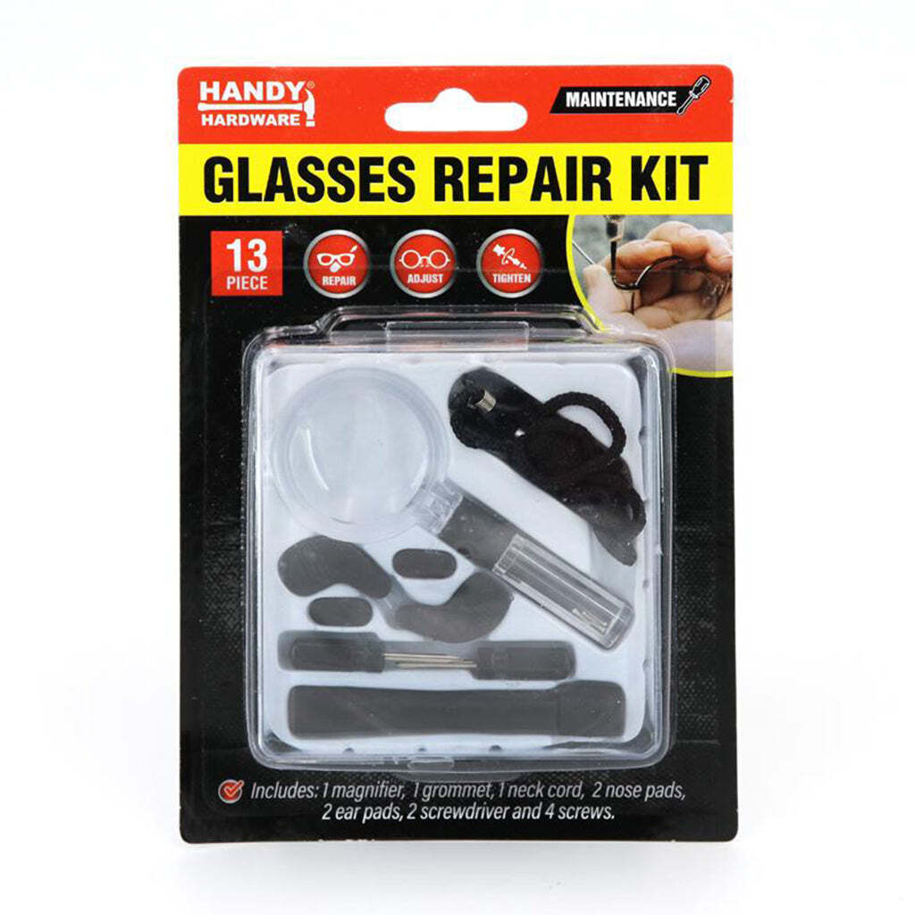 13Pce Glasses Repair Kit by Handy Hardware