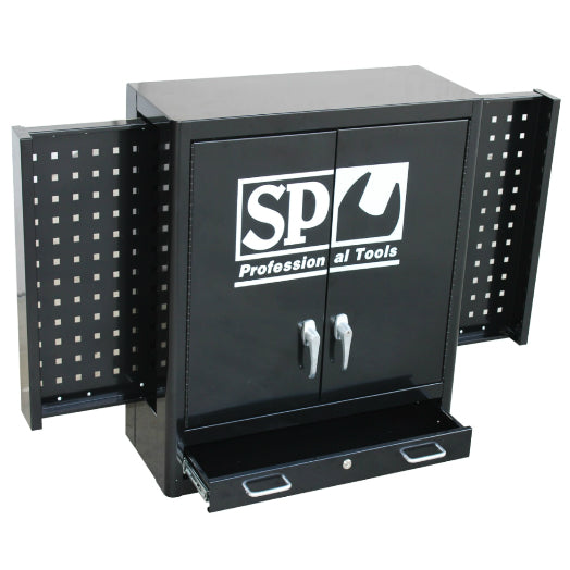 Custom Series Tool Box Wall Cabinet in Black SP40140 by SP Tools